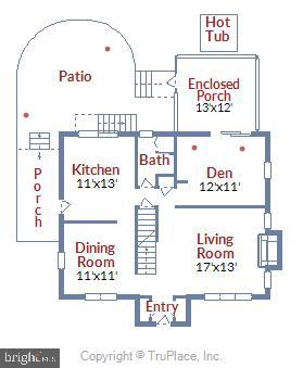 221 Gibson Road Annapolis, MD 21401 - Photo 57 of 58 Main level floor plan