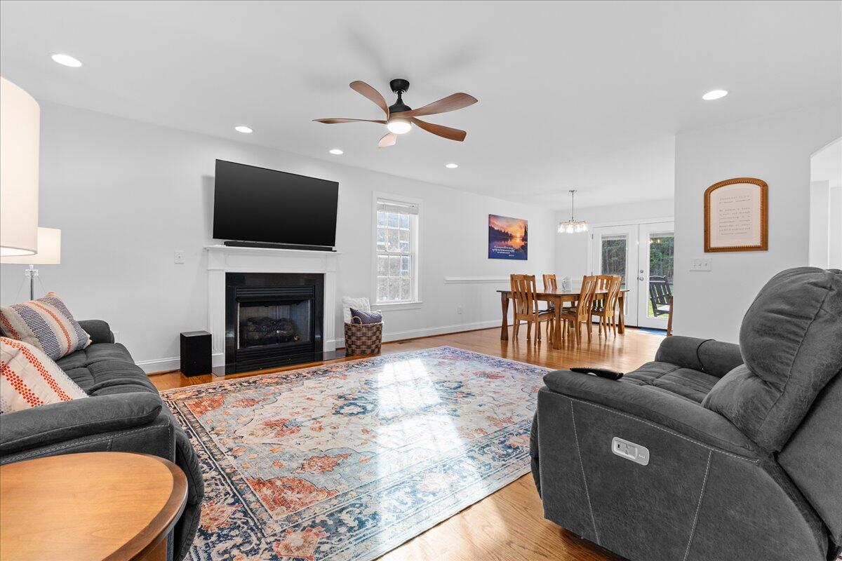 1695 Red Ln Extension Salem, VA 24153 - Photo 4 of 41 a living room with fireplace furniture and a flat screen tv