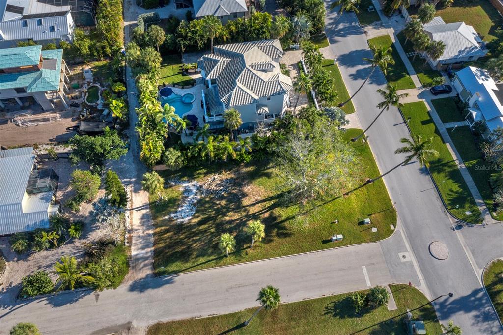 641 Broadway Street Longboat Key, FL 34228 - Photo 3 of 28 an aerial view of residential house with outdoor space