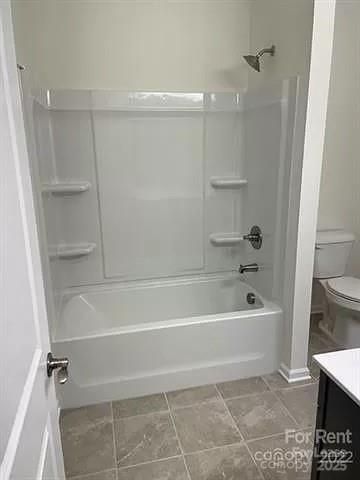 6100 Trinity Xing Circle Kannapolis, NC 28081 - Photo 19 of 25 a bathroom with a bathtub a toilet and a shower