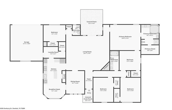 $400,000 | 8205 Danbury Court, Rowlett, TX 75089