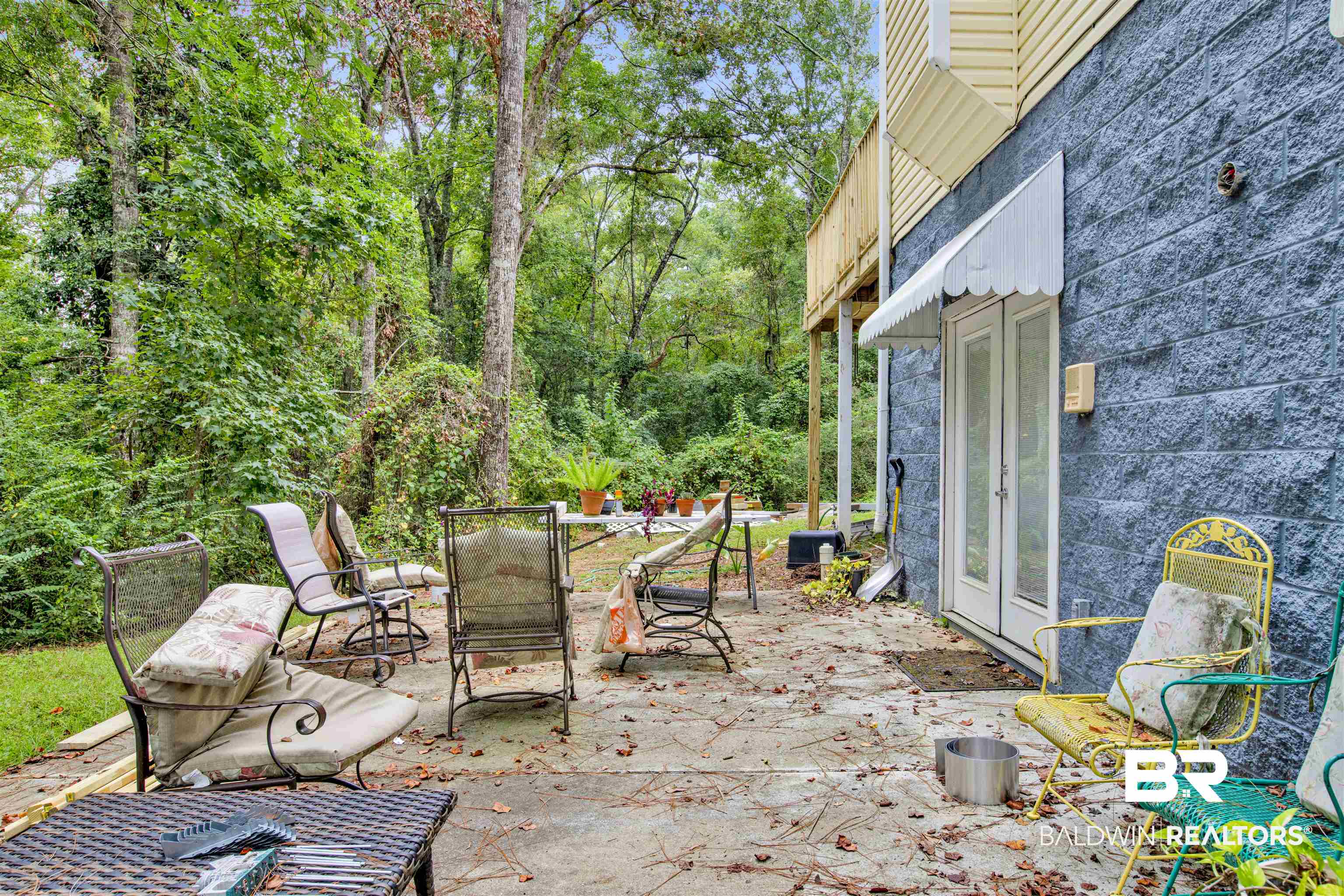 7641 Hitt Road Mobile, AL 36695 - Photo 28 of 29 View of patio / terrace featuring french doors