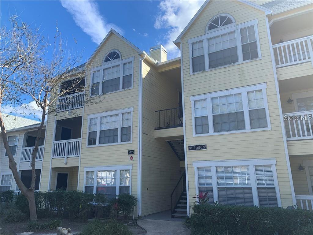 a large building with a large windows