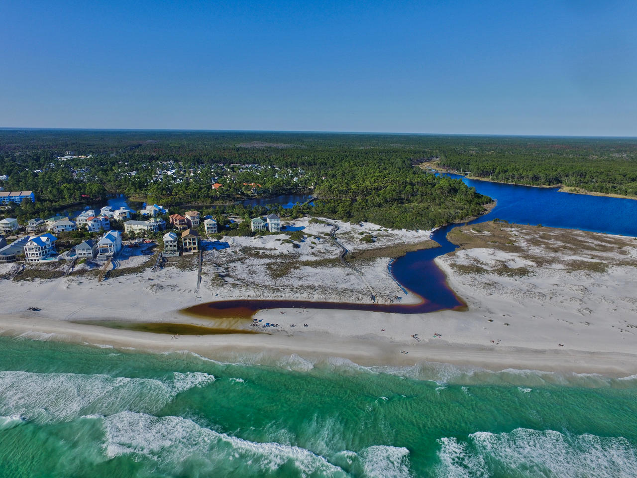 147 Sextant Lane Santa Rosa Beach, FL 32459 - Photo 23 of 43 a view of a lake with outdoor space