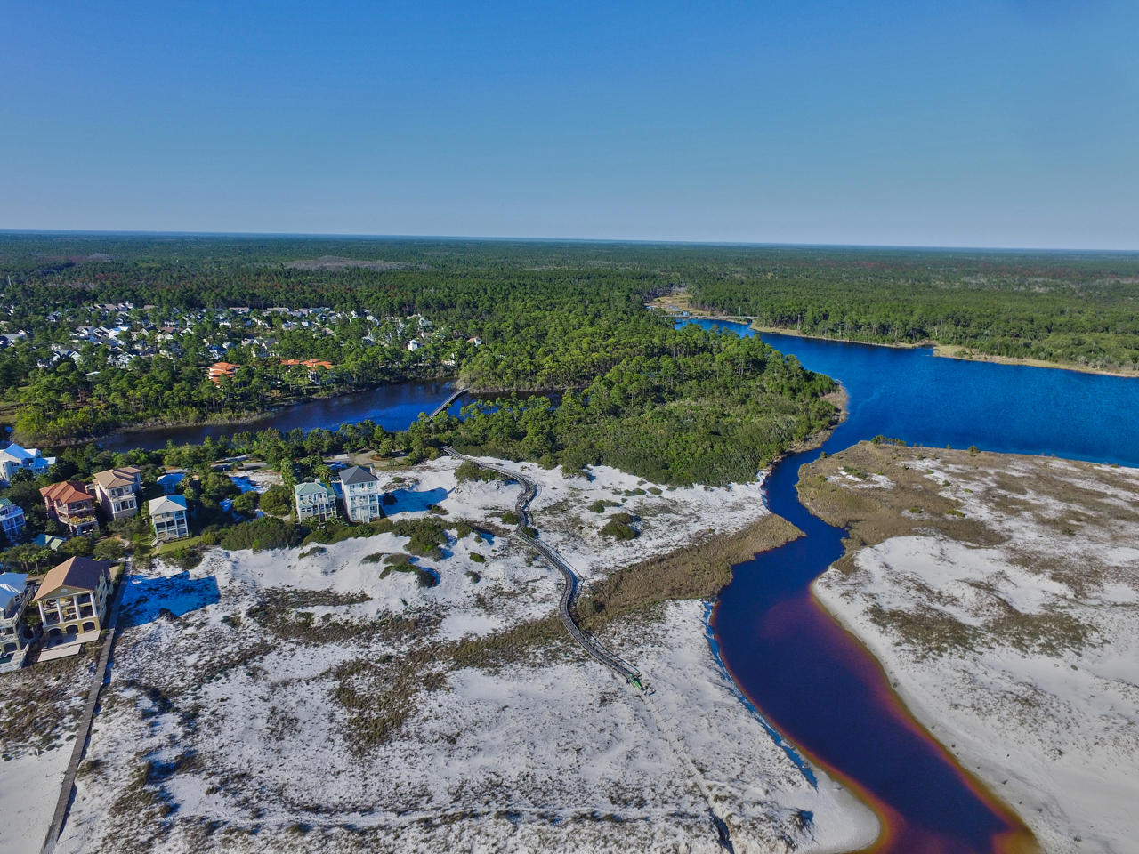 147 Sextant Lane Santa Rosa Beach, FL 32459 - Photo 24 of 43 a view of a lake with outdoor space