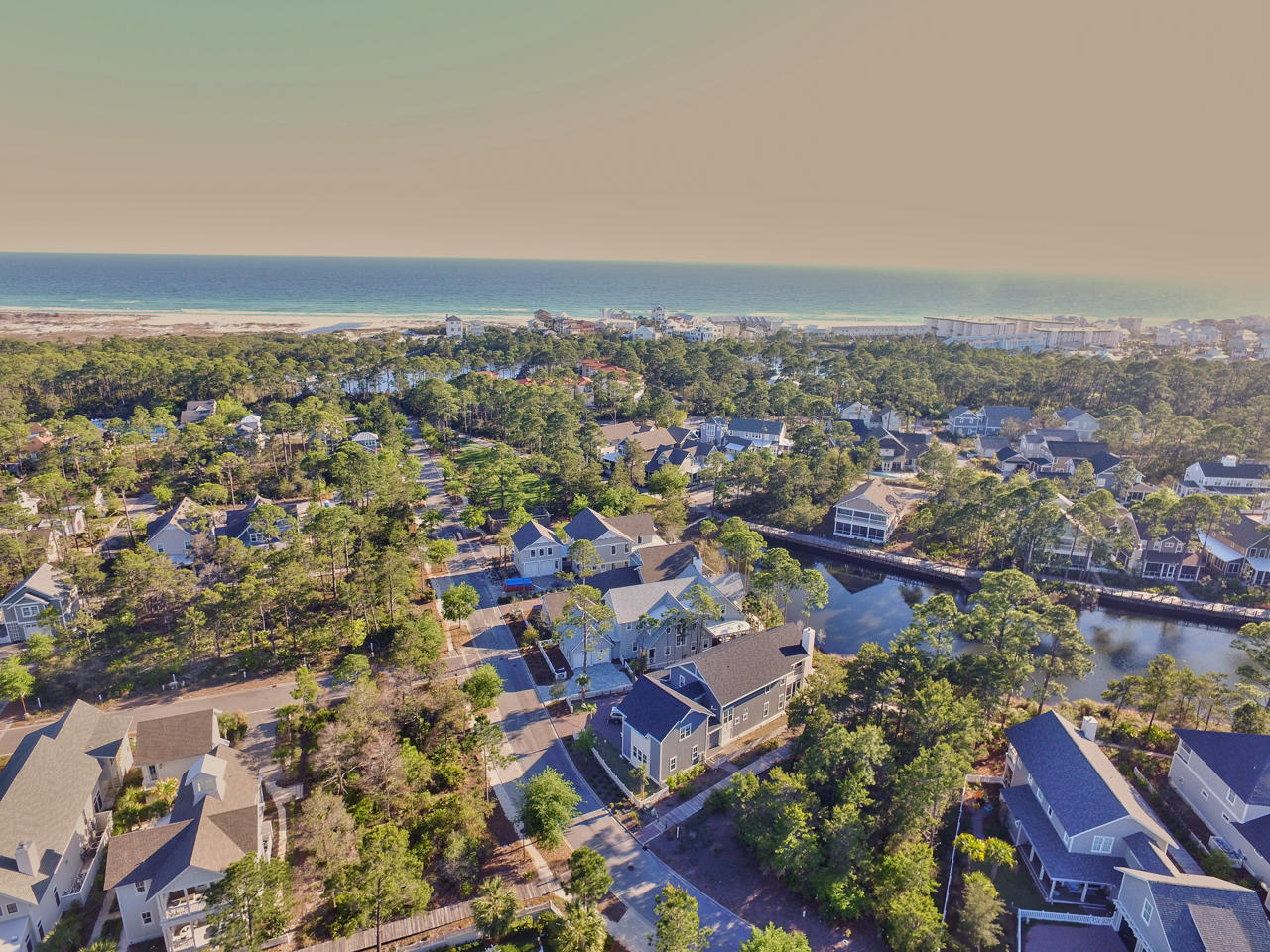 147 Sextant Lane Santa Rosa Beach, FL 32459 - Photo 29 of 43 an aerial view of residential houses with outdoor space