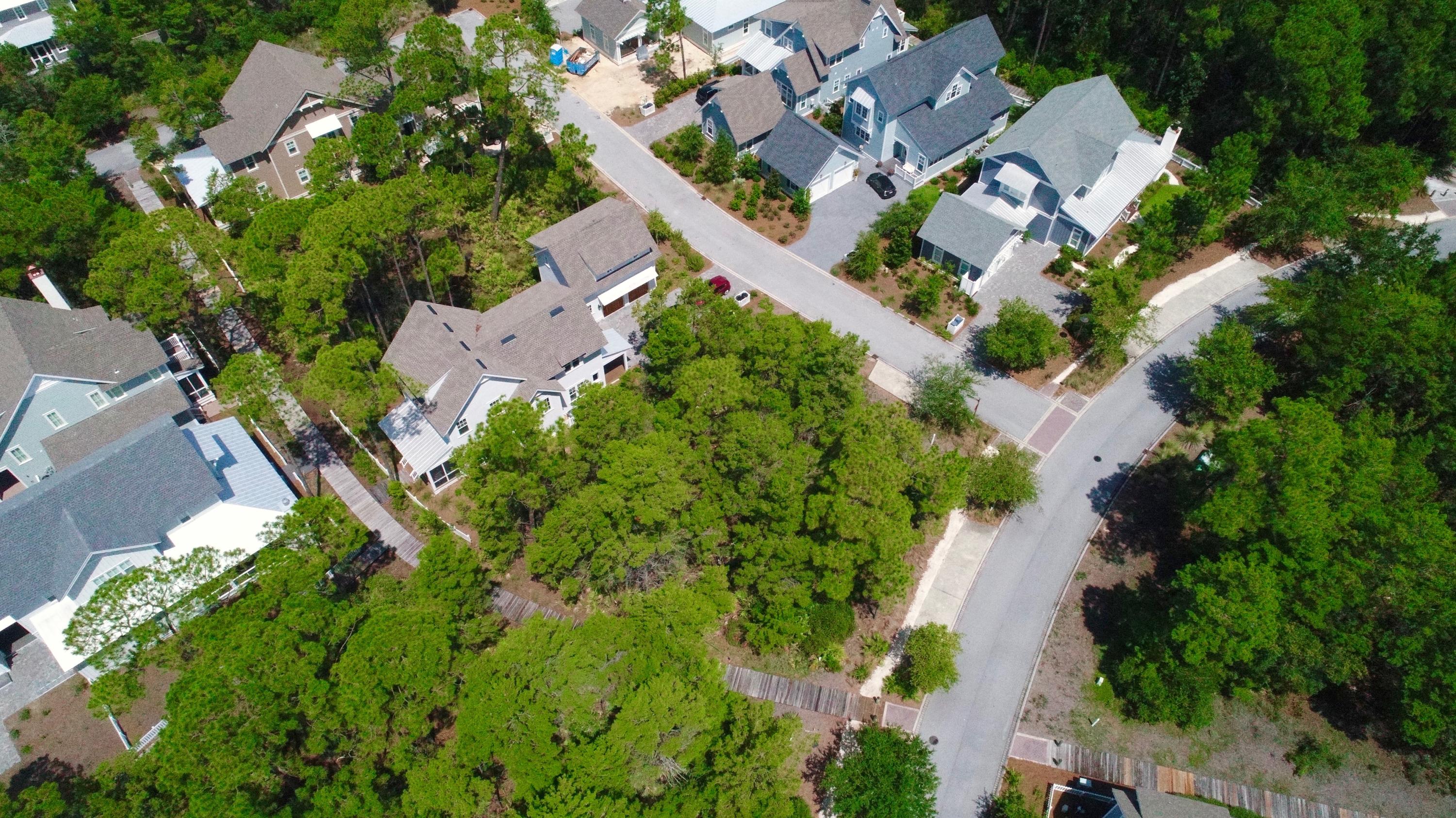 147 Sextant Lane Santa Rosa Beach, FL 32459 - Photo 7 of 43 an aerial view of residential house with outdoor space and trees all around