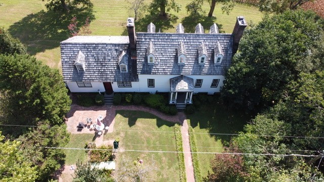 11221 Carriage Road Providence Forge, VA 23140 - Photo 4 of 44 Two Massive Brick Chimneys Frame the Ends of the O