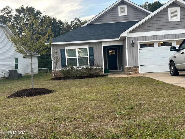 a view of a house with a patio