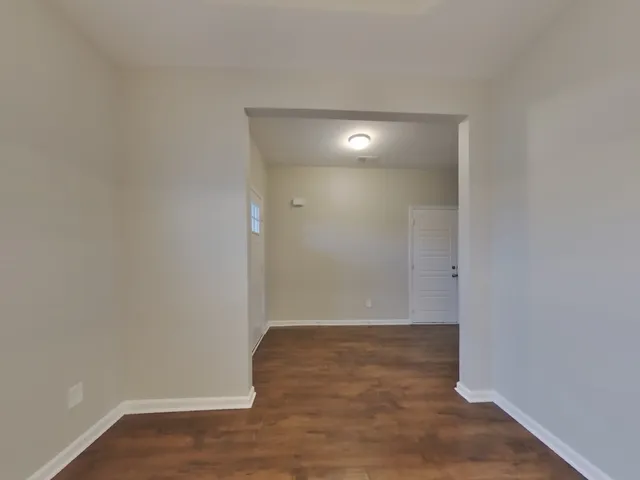 a view of an empty room