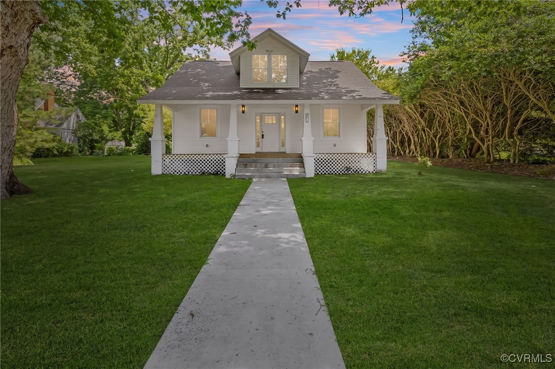 10614 Rives Avenue McKenney, VA 23872 - Photo 1 of 48 front view of a house with a yard