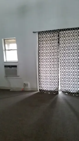 a view of a black gate