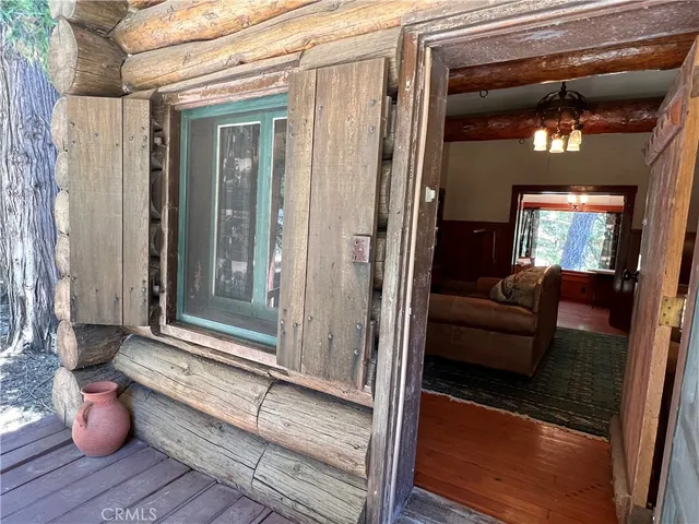 a view of living room and utility room