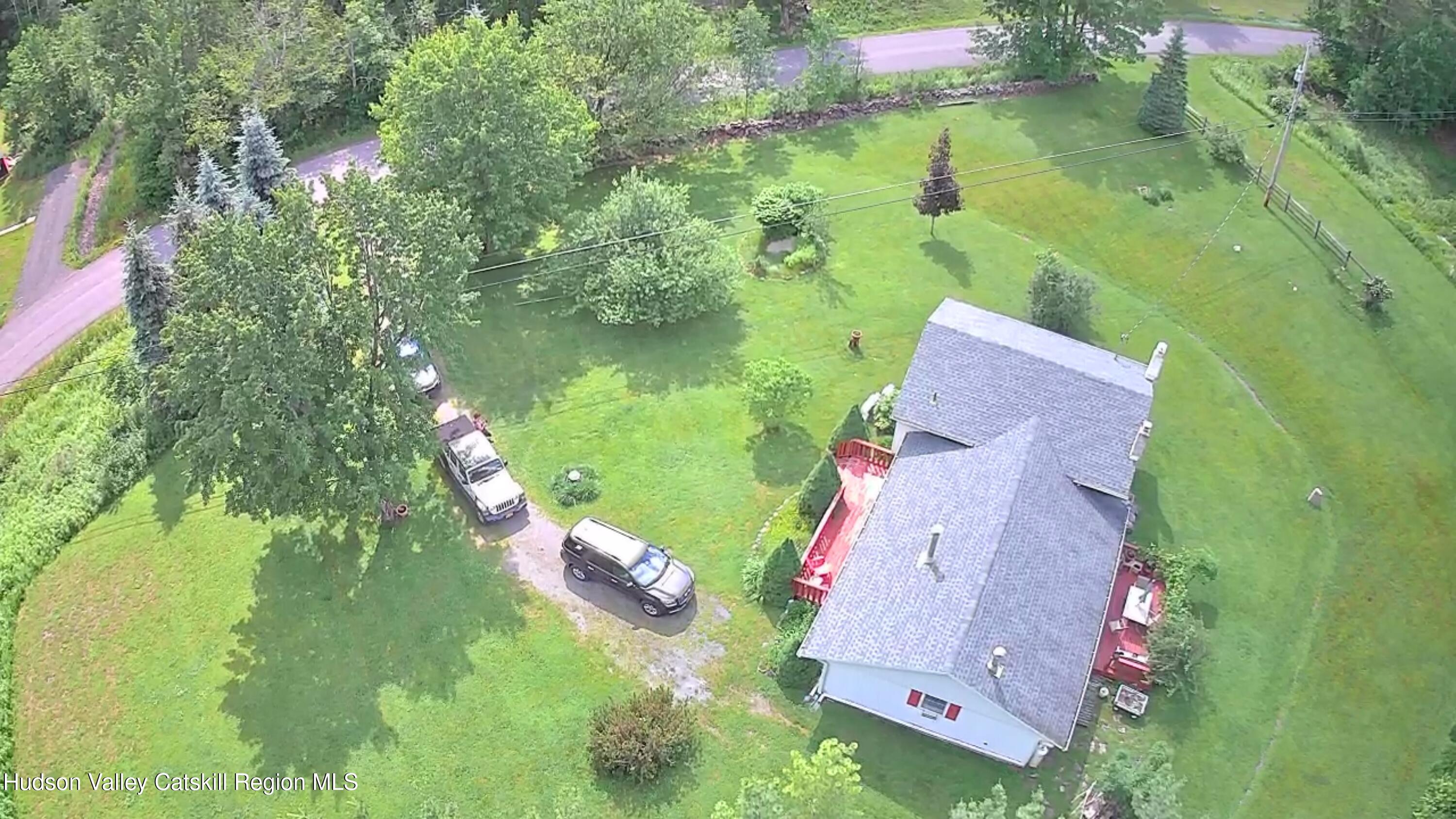 20 Slater Road Windham, NY 12454 - Photo 37 of 47 an aerial view of a house with a yard basket ball court and outdoor seating