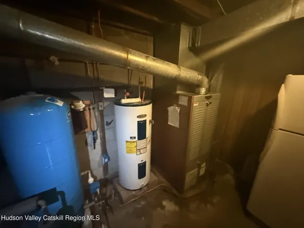 a view of water heater room