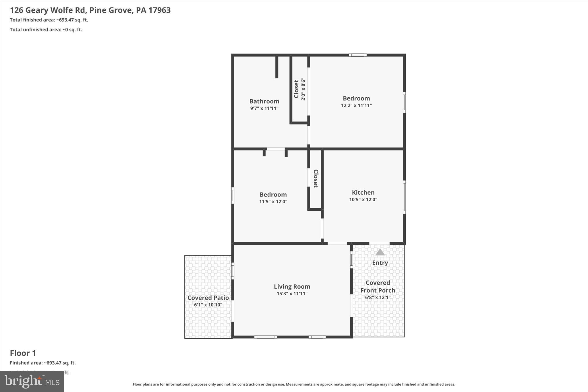 126 Geary Wolfe Road Pine Grove, PA 17963 - Photo 41 of 41 Floor Plan