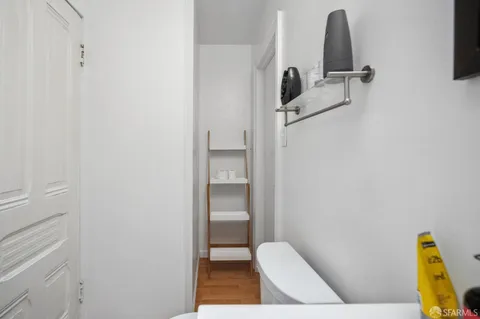 a bathroom with a toilet