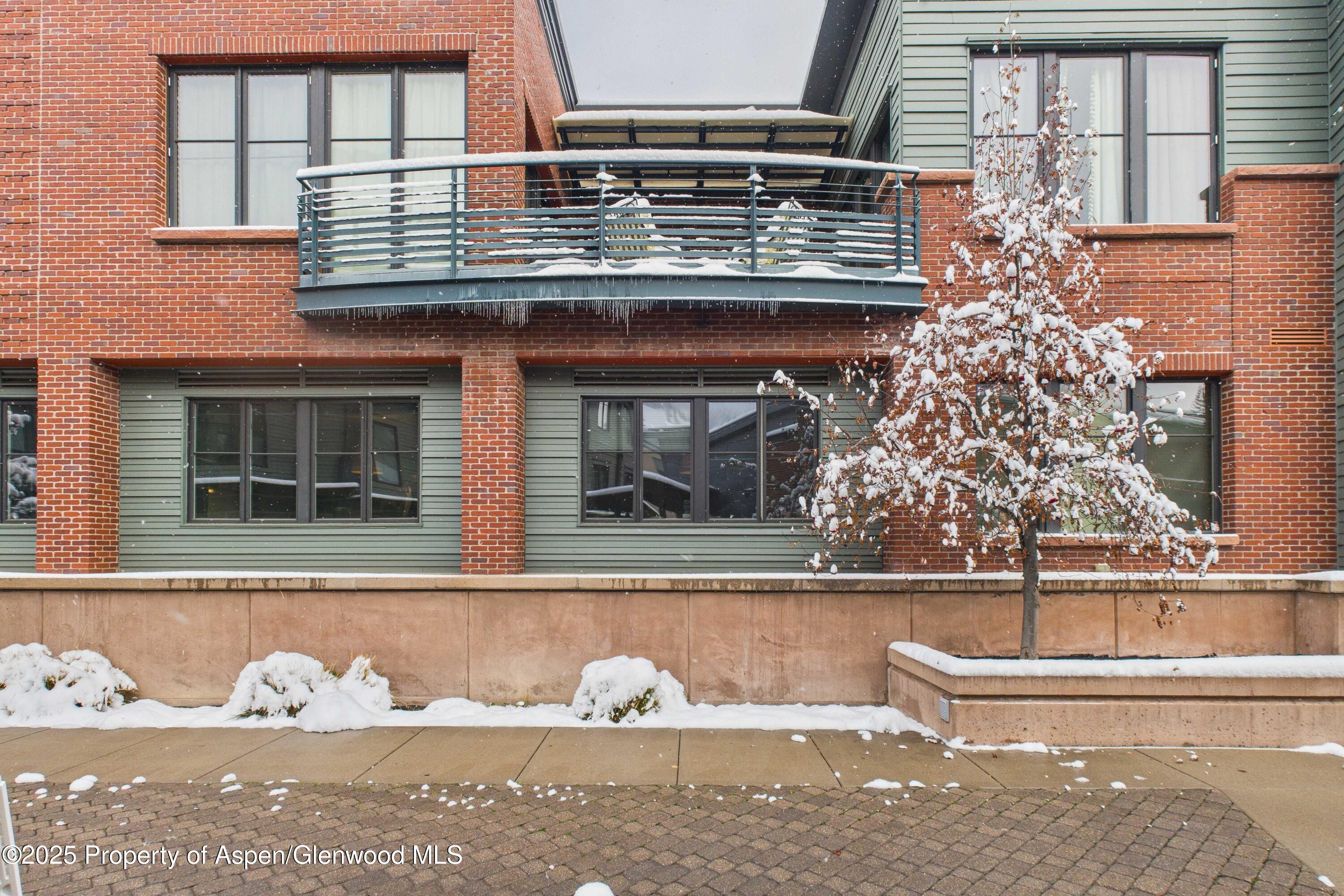 501 Rio Grande Place, Unit 204 Aspen, CO 81611 - Photo 21 of 21 Patio from the pedestrian walkway