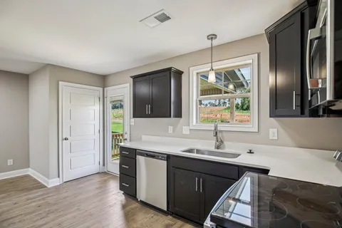 a view of an empty room