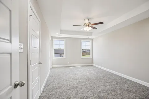 a view of a wooden deck with city view
