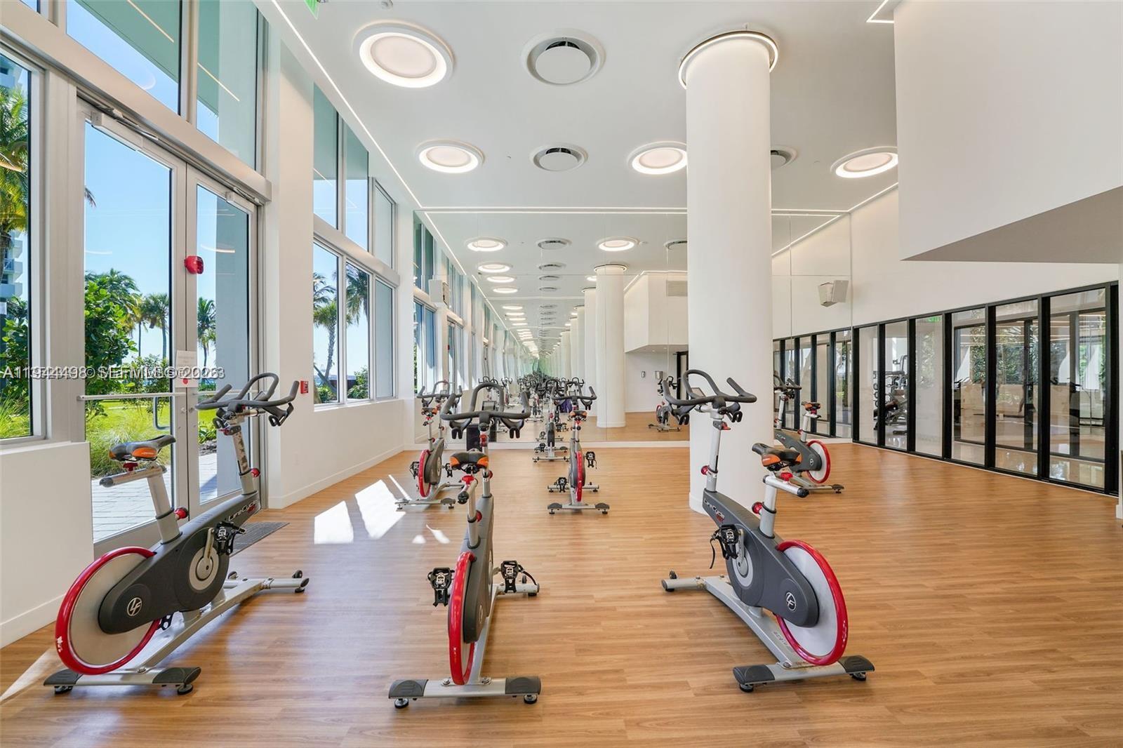 1500 Bay Road, Unit 458S Miami Beach, FL 33139 - Photo 26 of 41 a view of a room with gym equipment
