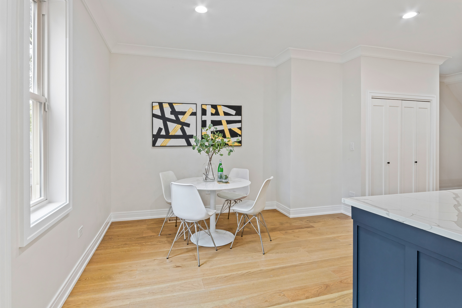 1622 North Spaulding Avenue Chicago, IL 60647 - Photo 14 of 50 a view of a dining room with furniture and wooden floor