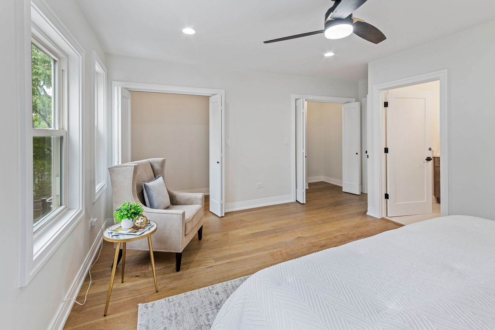 1622 North Spaulding Avenue Chicago, IL 60647 - Photo 32 of 50 a bedroom with a bed and a window