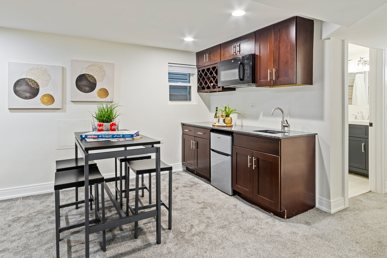 1622 North Spaulding Avenue Chicago, IL 60647 - Photo 37 of 50 a kitchen with a sink a stove and cabinets