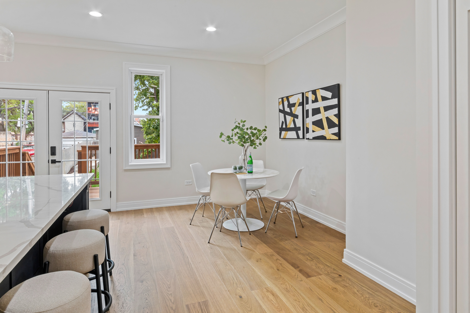 1622 North Spaulding Avenue Chicago, IL 60647 - Photo 9 of 50 a view of a livingroom with furniture window and wooden floor