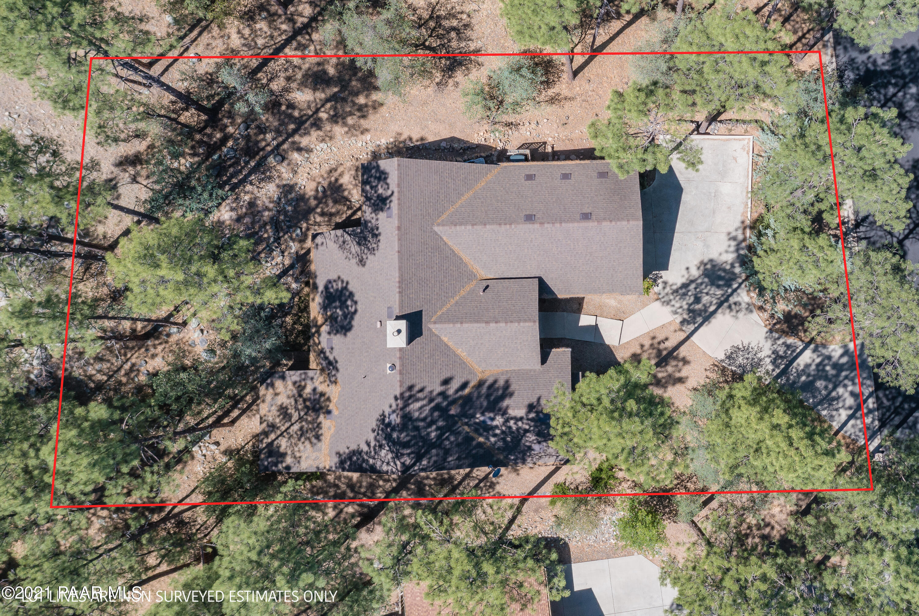 1695 Valley Ranch Circle Prescott, AZ 86303 - Photo 20 of 23 020_Aerial 2