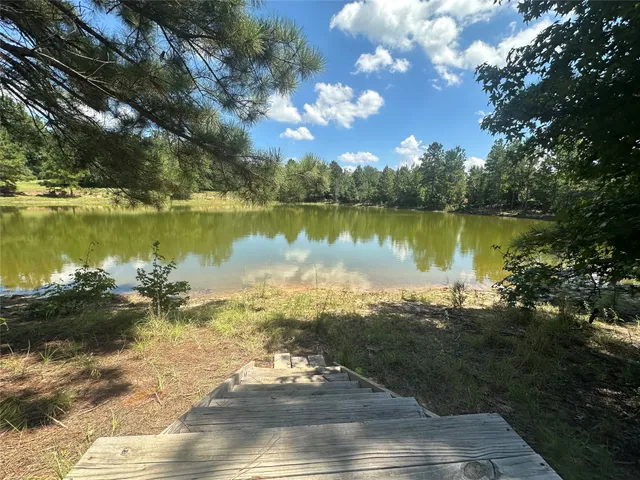 a view of lake and mountain