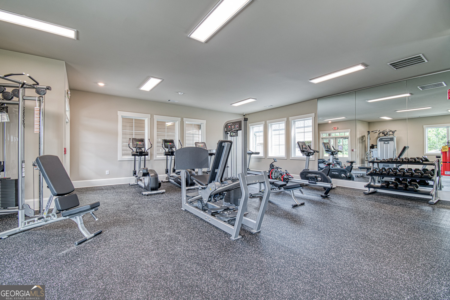 182 Depot Landing Road, Unit 65A Auburn, GA 30011 - Photo 31 of 36 a view of a room with gym equipment