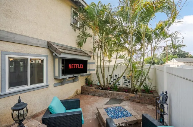 a view of a entryway door front of house