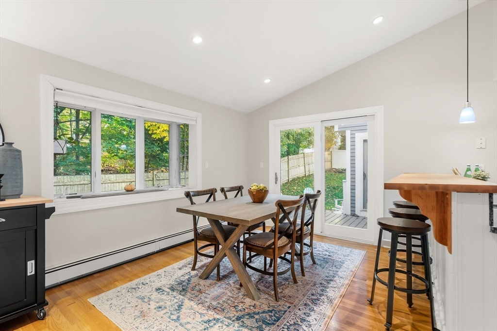 15 Bayberry Road Hingham, MA 02043 - Photo 6 of 24 a view of a dining room with furniture window and outside view