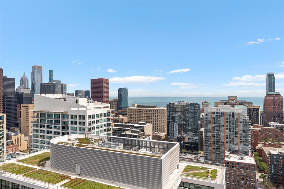 234 West Polk Street, Unit 3708 Chicago, IL 60607 - Photo 41 of 44 a view of a city with tall buildings