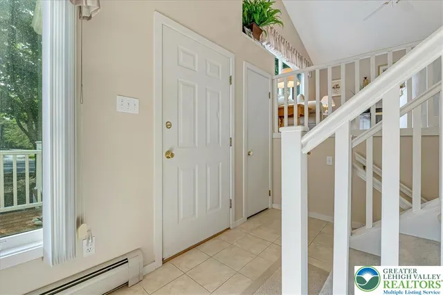 a view of front door