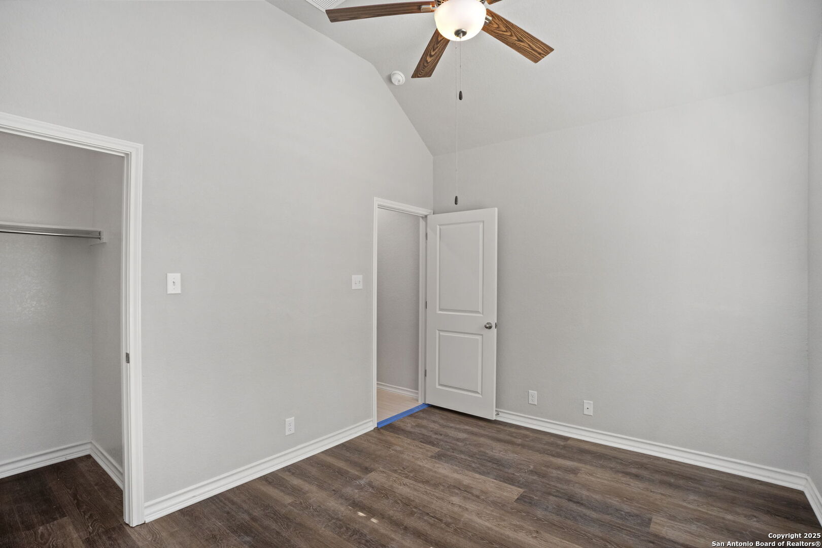9753 Monken Boerne, TX 78006 - Photo 23 of 38 a view of room with hardwood floor and ceiling fan