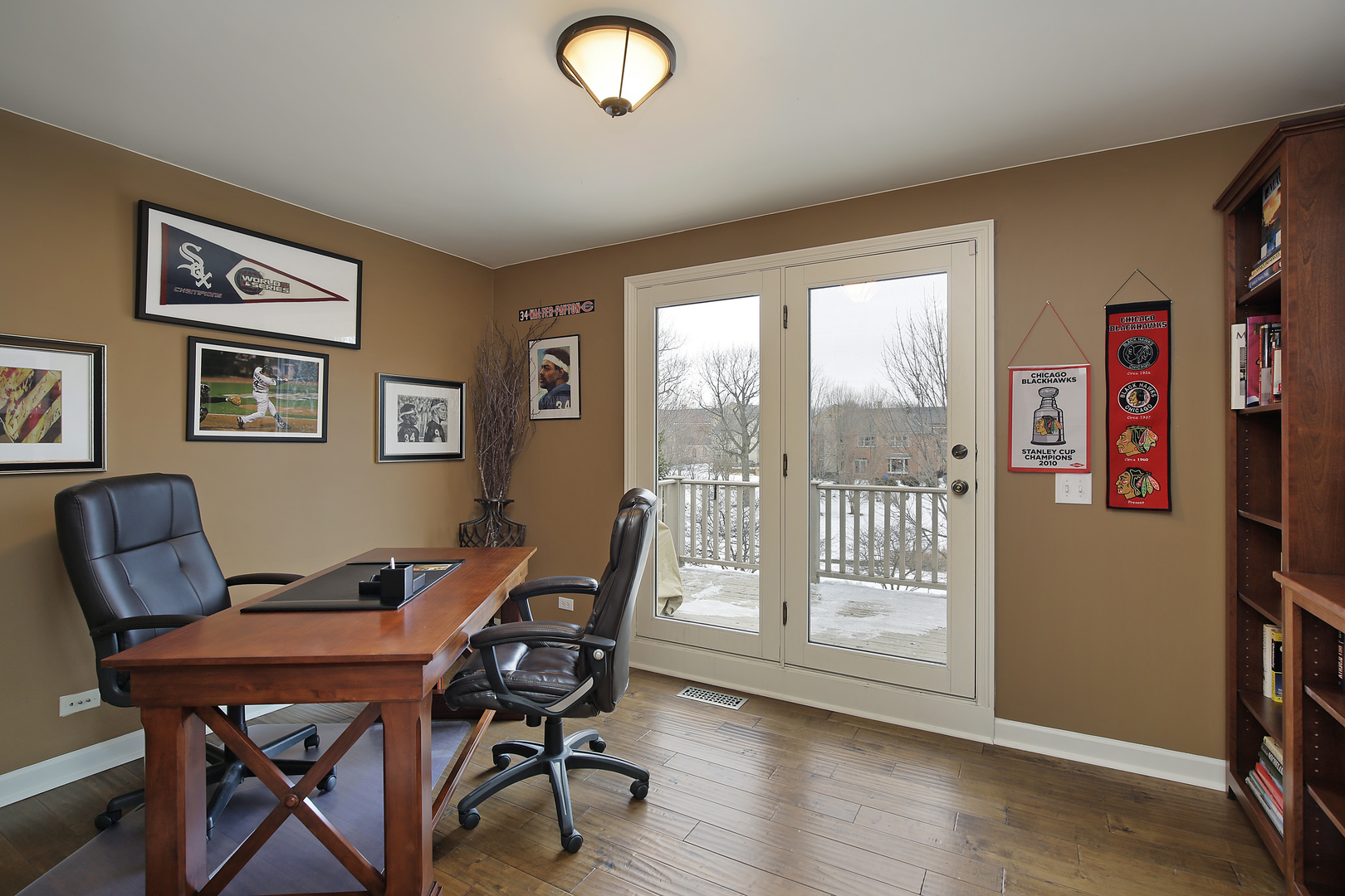 78 Ronan Road Highwood, IL 60040 - Photo 18 of 27 a view of a workspace with furniture and a window