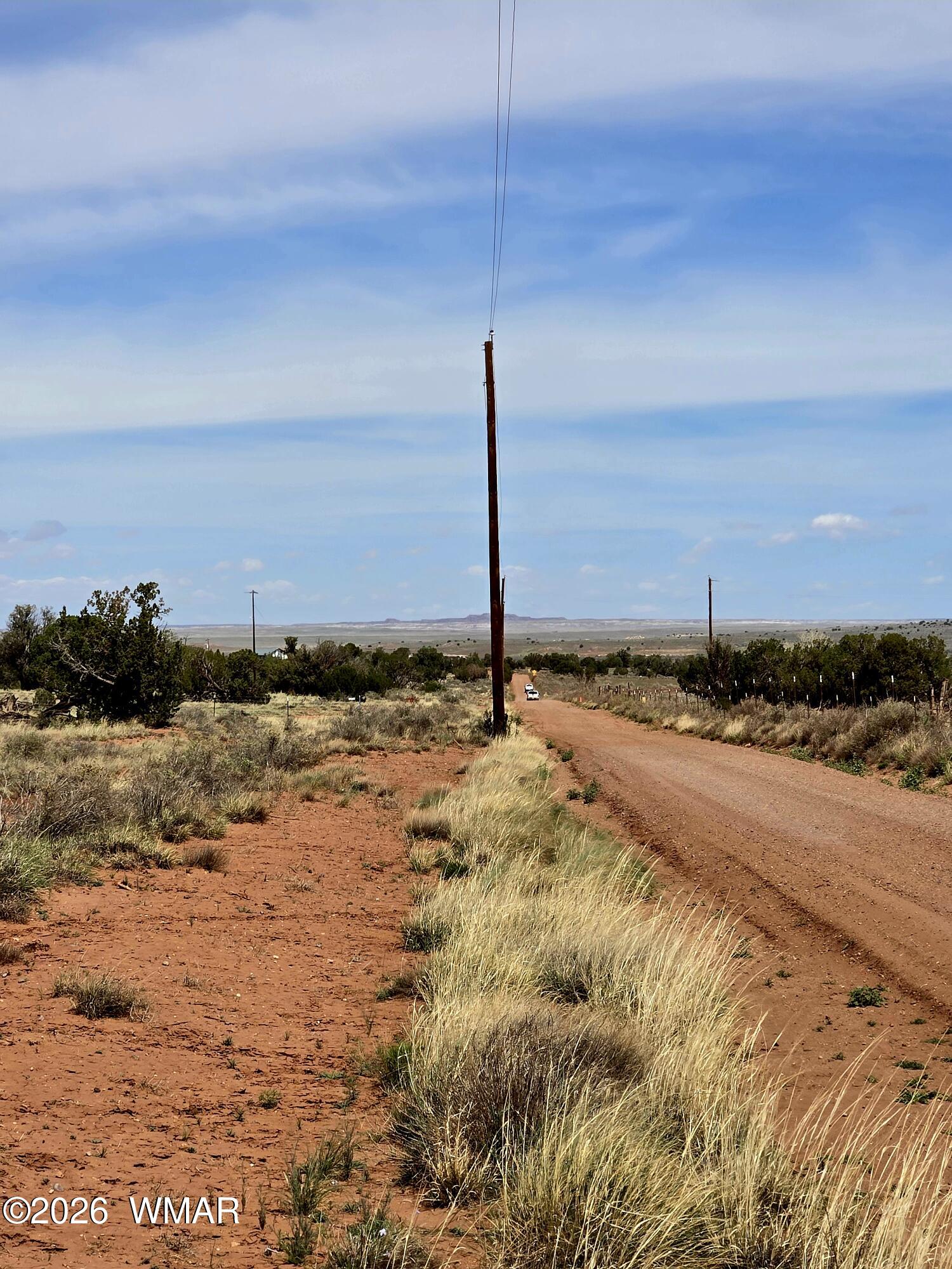 5438 County Line Road Snowflake, AZ 85937 - Photo 12 of 13 APS Power at property line facing north on County Rd