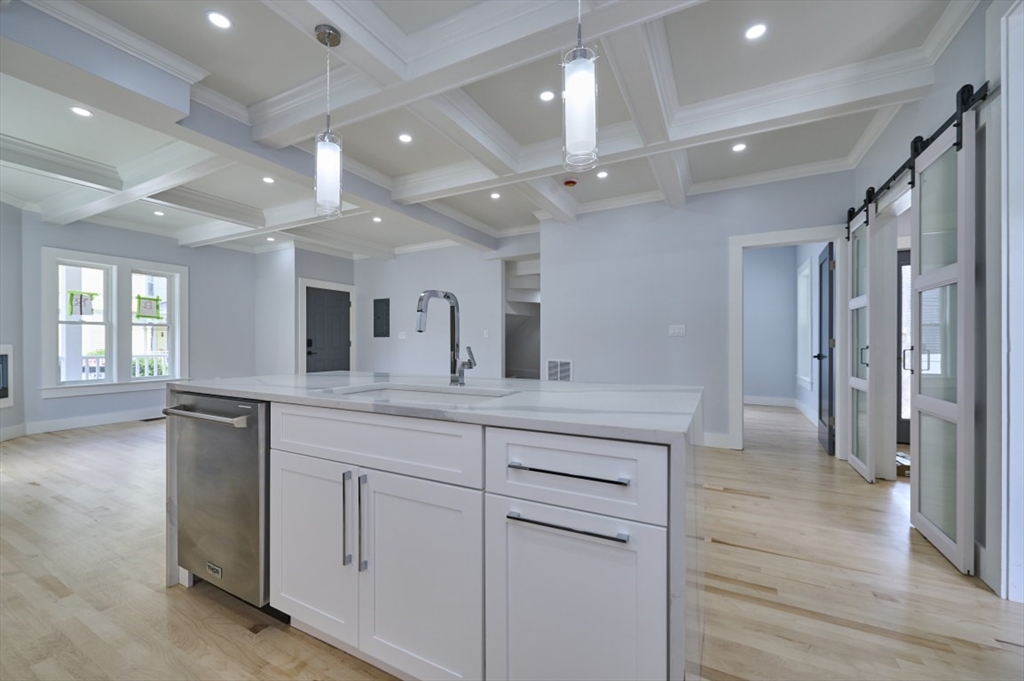 97 Oakton Avenue, Unit 1 Boston, MA 02122 - Photo 9 of 20 a spacious bathroom with a granite countertop sink a mirror and shower