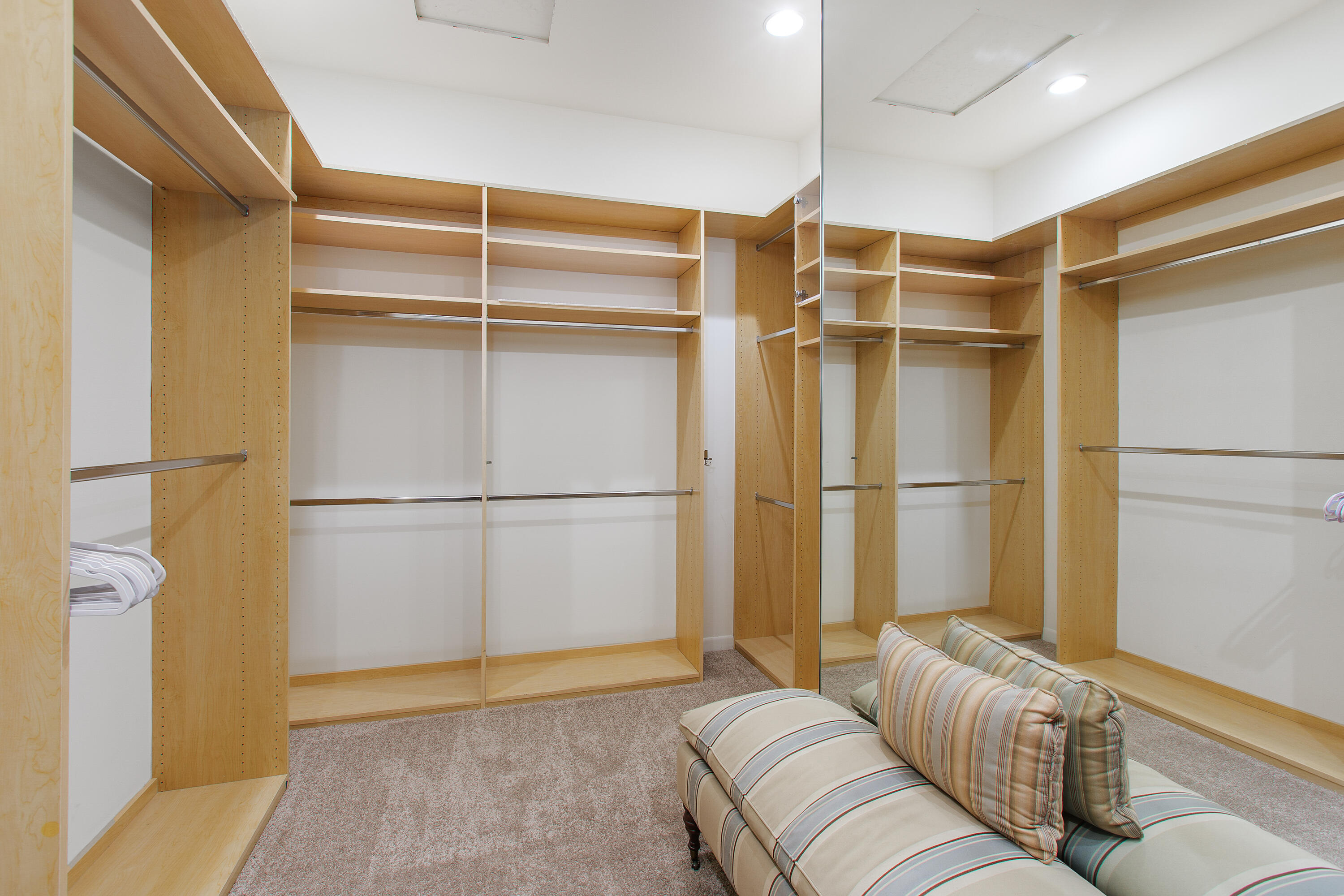 41750 Rancho Manana Lane Rancho Mirage, CA 92270 - Photo 21 of 37 a bedroom with a bed and a glass door
