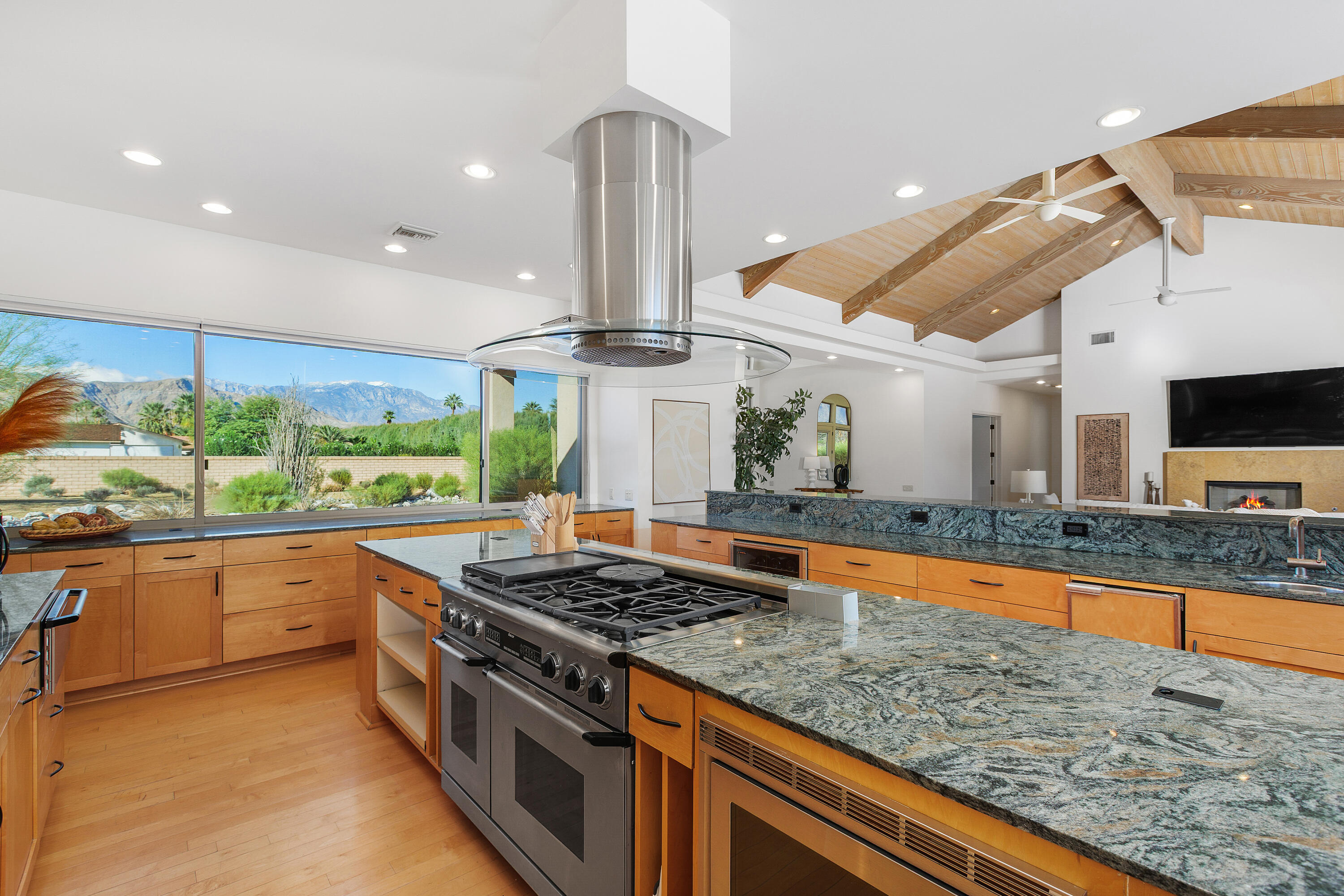 41750 Rancho Manana Lane Rancho Mirage, CA 92270 - Photo 3 of 37 a large kitchen with stainless steel appliances granite countertop a stove and a sink