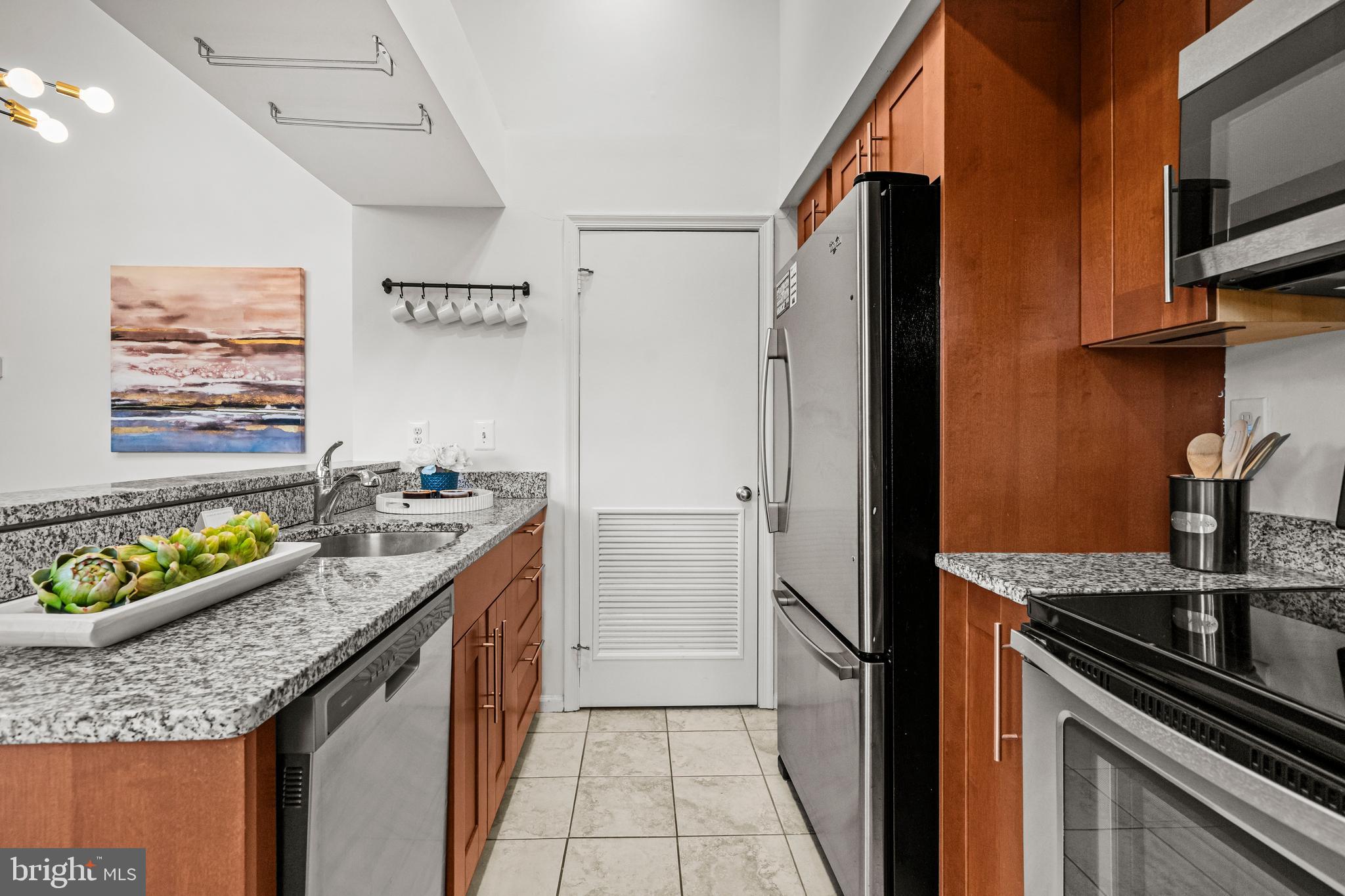 4531 28th Road South, Unit 97 Arlington, VA 22206 - Photo 12 of 32 a kitchen with a refrigerator and a sink
