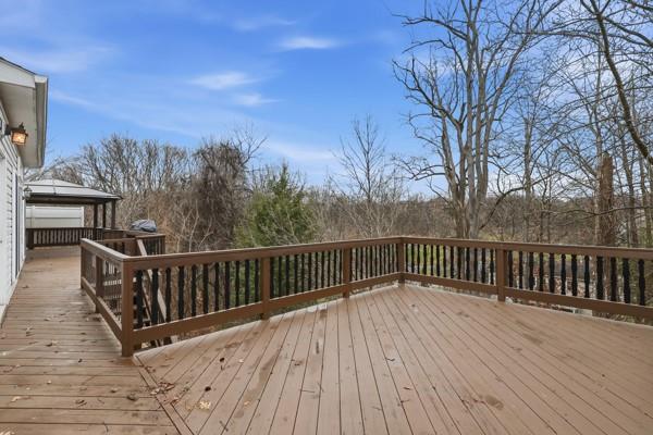 2338 Nicholson Road Sewickley, PA 15143 - Photo 41 of 44 The decks offer views of the private rear yards of woods.