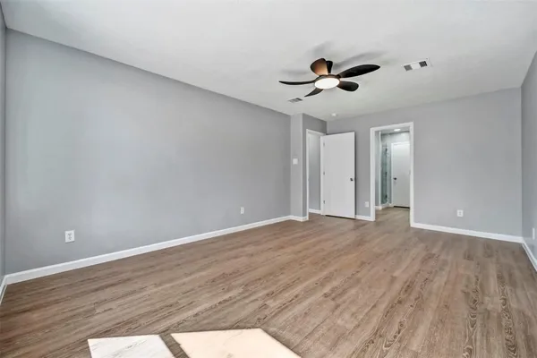 wooden floor in an empty room