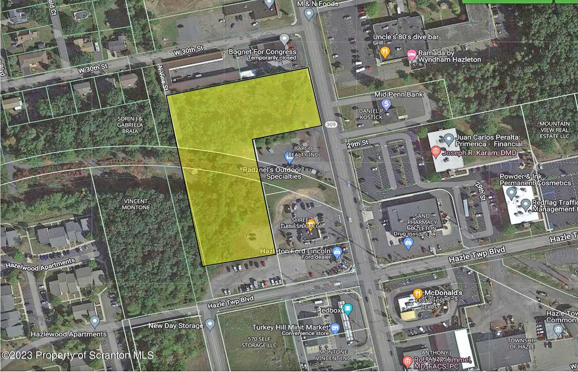 a building with swimming pool