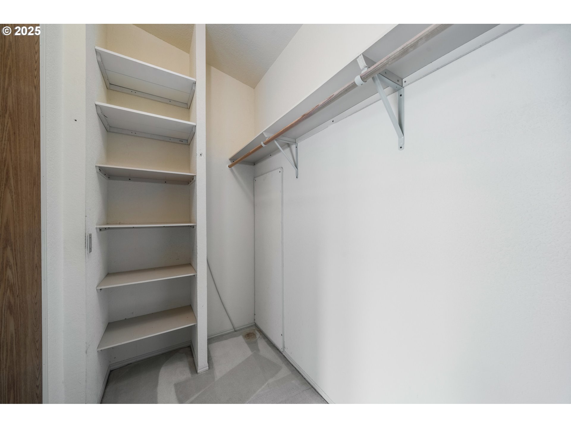 9776 South Prairie Road Tillamook, OR 97141 - Photo 26 of 38 a view of an empty walk in closet