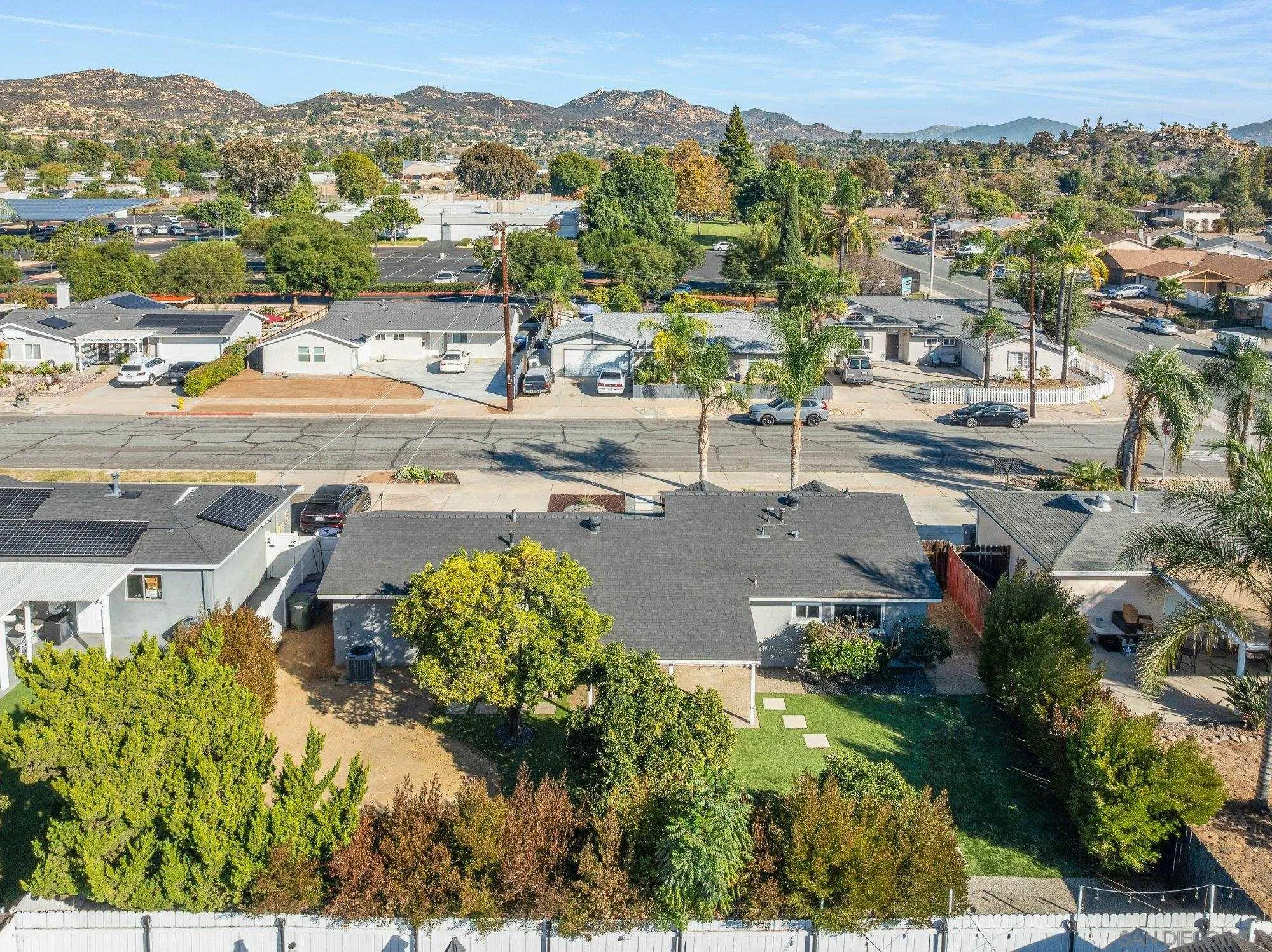 222 Gull Place El Cajon, CA 92019 - Photo 43 of 53 an aerial view of residential houses with outdoor space and street view