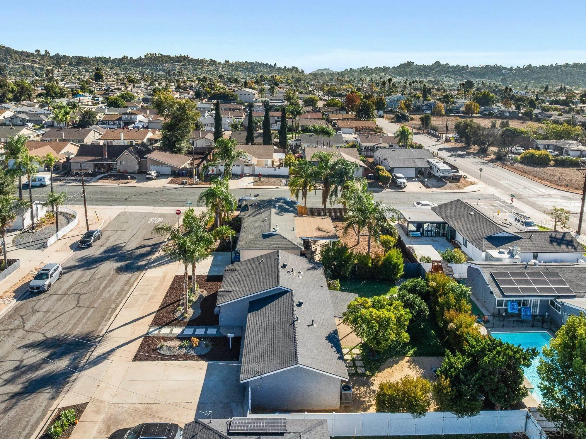 222 Gull Place El Cajon, CA 92019 - Photo 45 of 53 an aerial view of a city