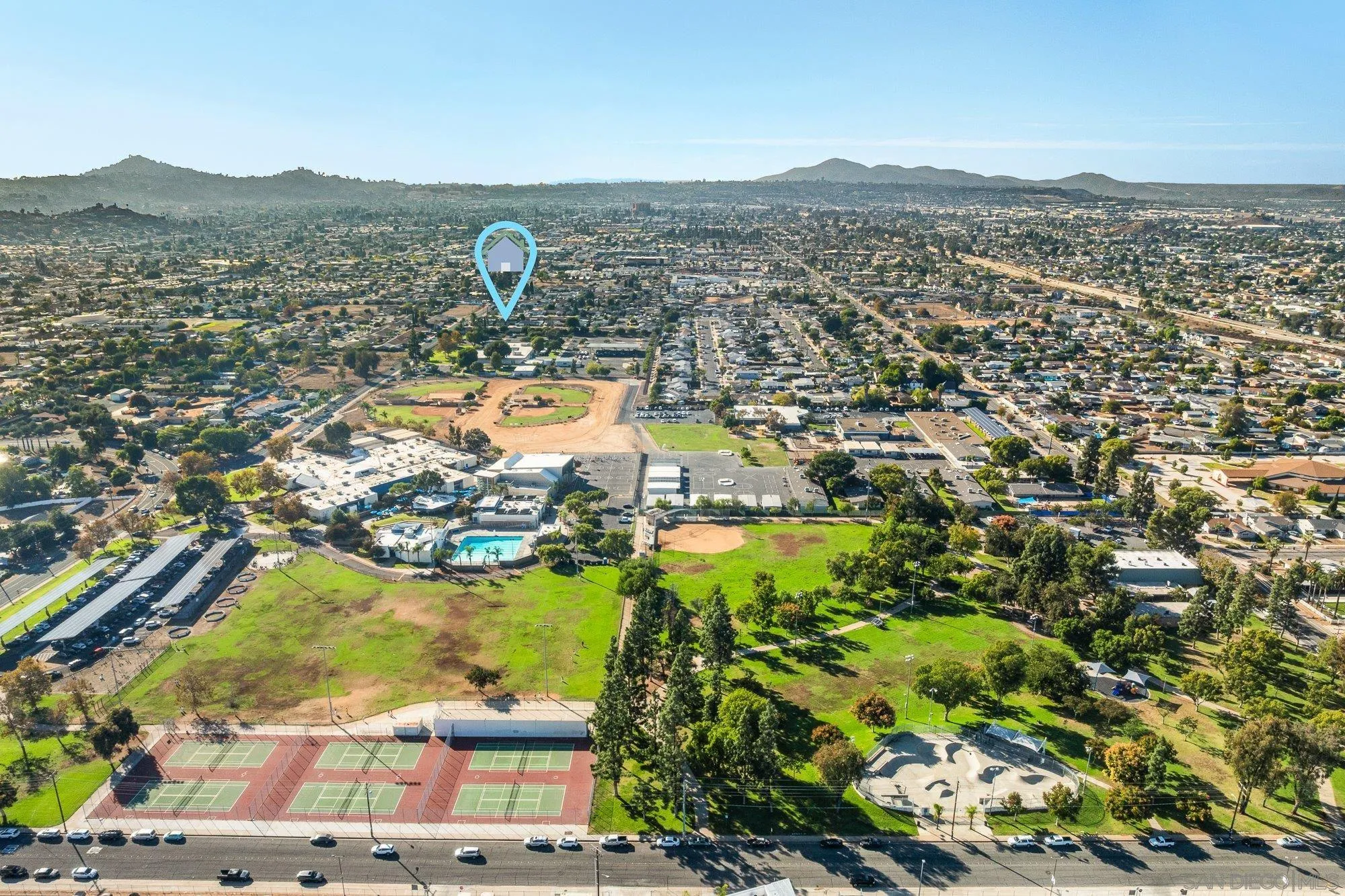 222 Gull Place El Cajon, CA 92019 - Photo 49 of 53 a view of a city